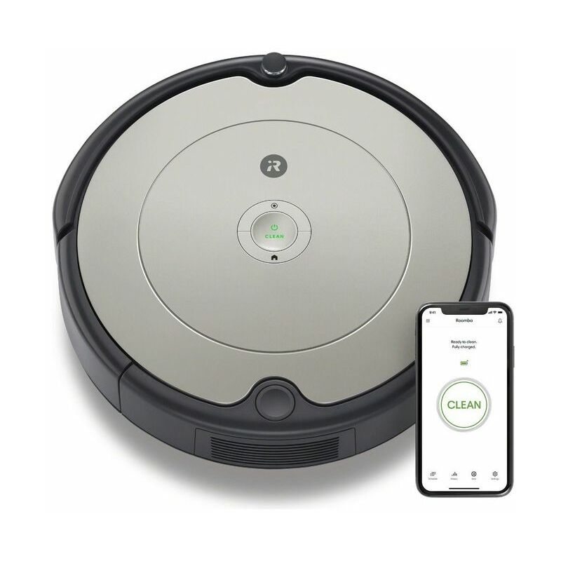 Image of Roomba 698 Aspirapolvere Robot 0.6 Litri Senza Sacchetto Nero-Grigio - Irobot