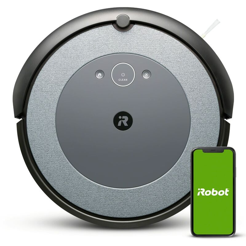 Image of Roomba i5152 Robot Aspirapolvere wi-fi, mappatura intelligente, spazzole in gomma a doppia superficie, ideale per animali domestici, compatibile con