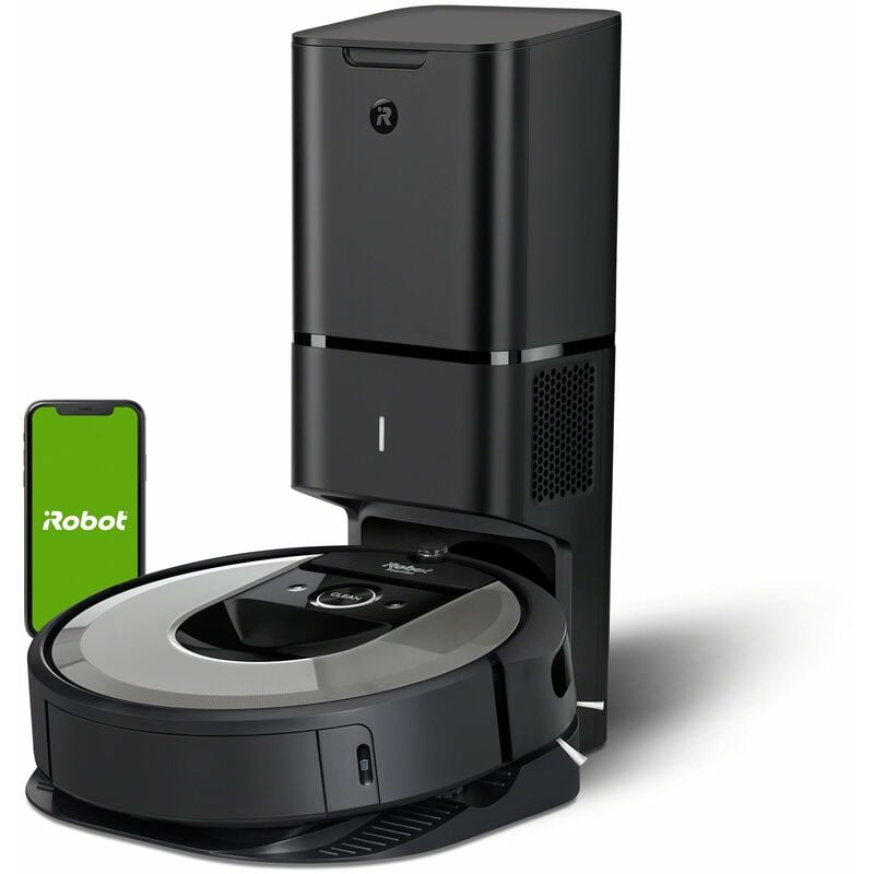 Image of Irobot - Roomba i7 con Base Autosvuotante, Robot Aspirapolvere Wifi, Svuotamento Automatico, Adatto per chi ha Animali Domestici, Memorizza la