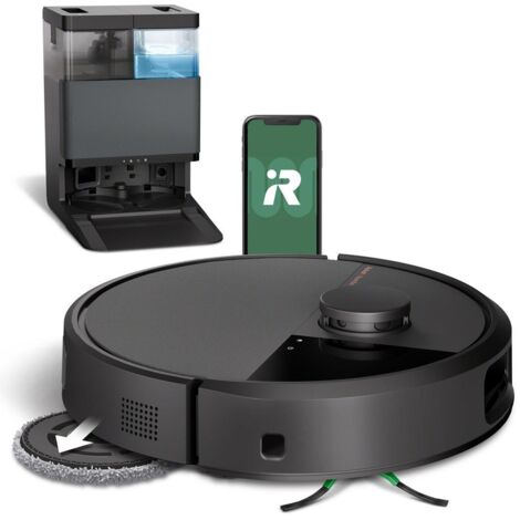 IROBOT Roomba Plus 505 Combo Robot + Base di ricarica Autowash