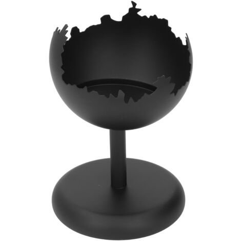 Iron Black Candlestick Holder Vintage Dining Table Candle Stand Decorative Candlestick Holder for Living Rooms Large