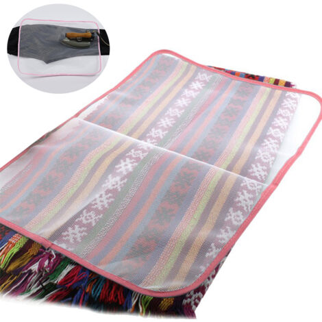 Ironing net - avoid stressful and shiny areas, pink, 40x 60 cm