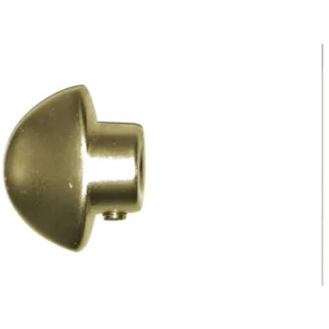 IRONMINT - POMOLO MEZZA LUNA PER CILINDRO OTTONATO 40X32MM