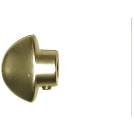 IRONMINT - POMOLO MEZZA LUNA PER CILINDRO OTTONATO 40X32MM