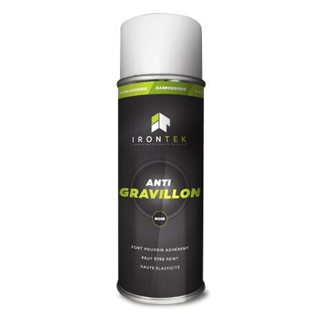 IRONTEK - Anti-gravillon 400 ml - Noir - IT129 - Noir