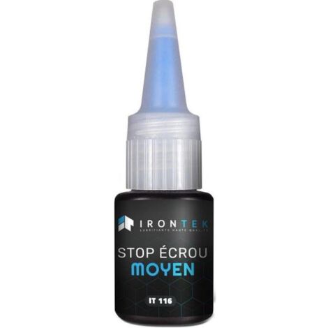 Irontek IT116 Stop Ecrou Bleu MOYEN 10ML