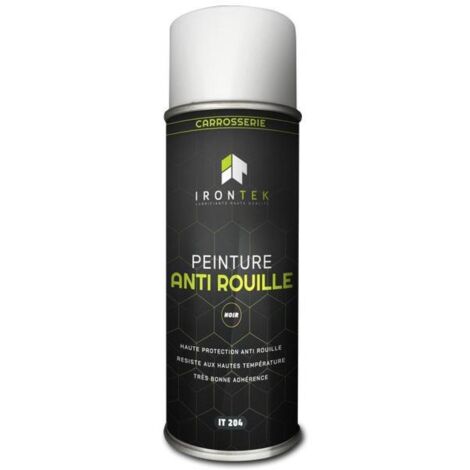 Irontek IT204 Peinture Anti Rouille Noir 400ML