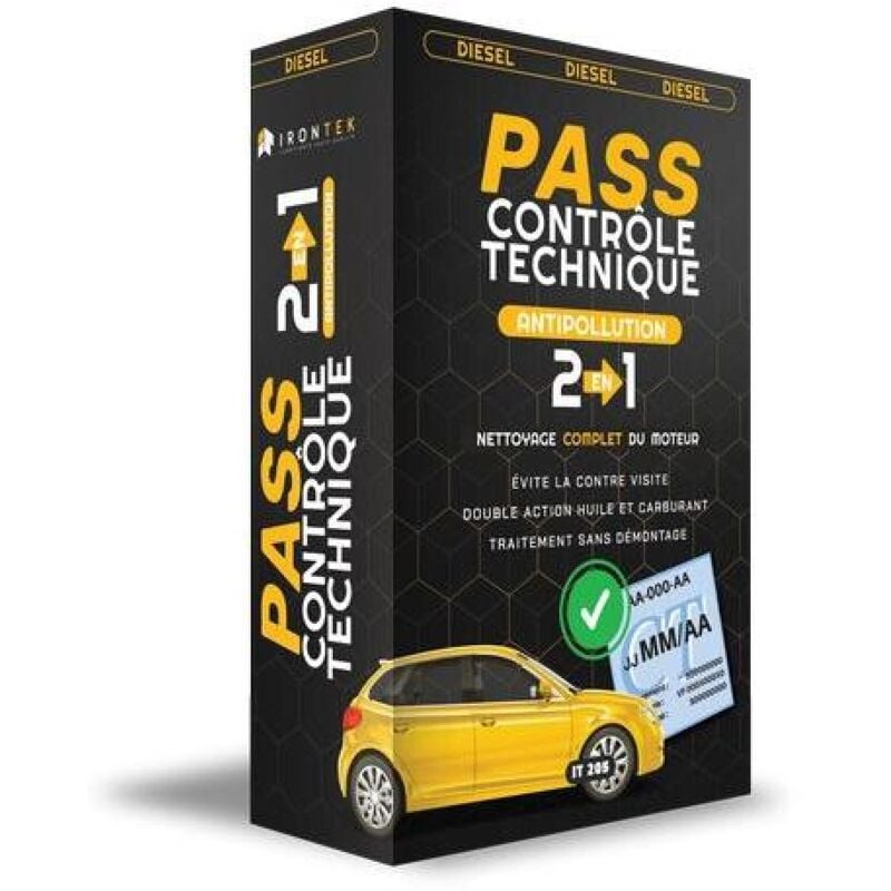 Irontek IT205 Pass Controle Technique Diesel 2x 300ML