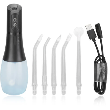 Irrigateur Dentaire Sans Fil Étanche, Grande Capacité pour Blanchiment et Famille (Blanc)