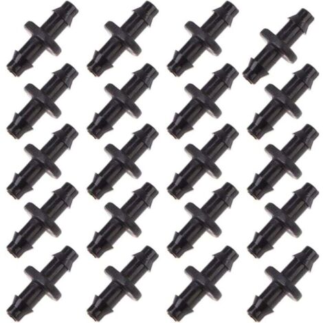 Irrigation de Pelouse 4/7mm Raccord Connecteur Goutte à Goutte,100 Pièces