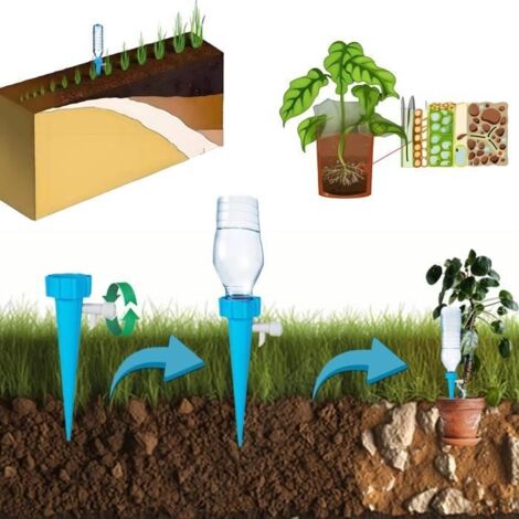 Irrigation Goutte à Goutte Kit, 20 pièces Arroseurs Automatiques Plantes Irrigation Système, Arrosage Automatique