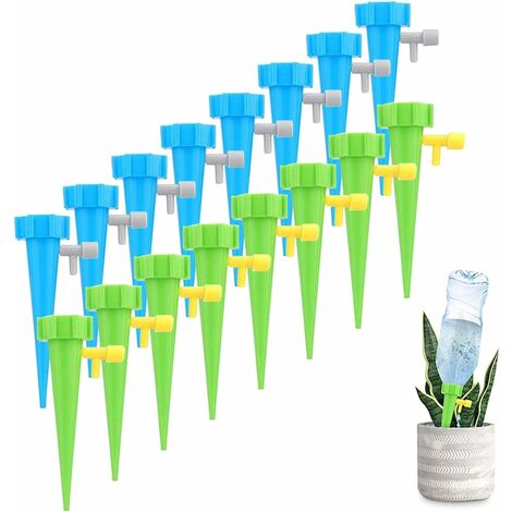 Irrigation Goutte à Goutte Kit,16Pcs Arroseurs automatiques, Arrosage Plantes Automatique DIY,Système d'Irrigation Distributeur Arrosager Plantes pour Jardin Maison Intérieur Extérieur