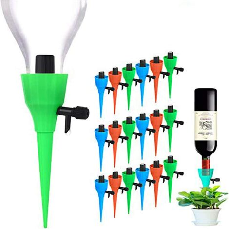 irrigation pour plantes en pot, kit d'irrigation automatique 18 pièces avec vitesse de goutte à goutte réglable, irrigation de jardin pour plantes, fleurs, légumes, etc.