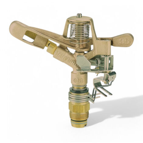 Irrigatore a settore in ottone 3/4" M per irrigazione orti e campi