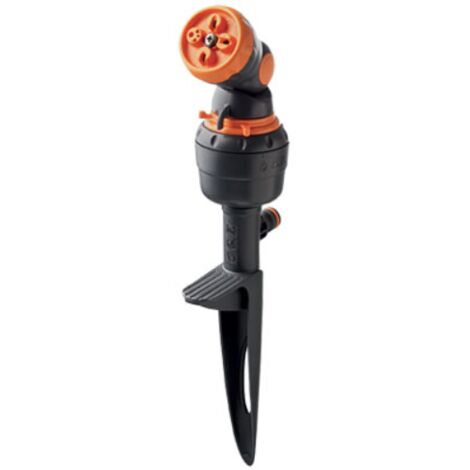 Irrigatore a settori 4 jet lift su puntale gf plastica innesto rapido 8004-3670 G.f.