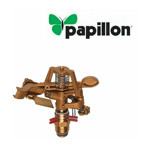 Irrigatore a Settori in Metallo con Regolazione di Gittata Papillon