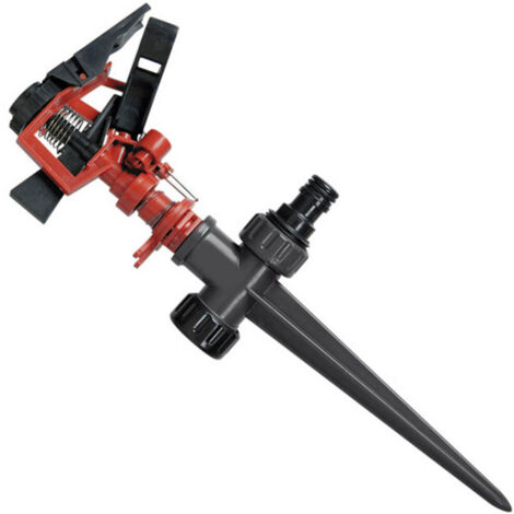 Irrigatore battente Valex plastica getto 10mt intermittente puntale rotazione regolabile