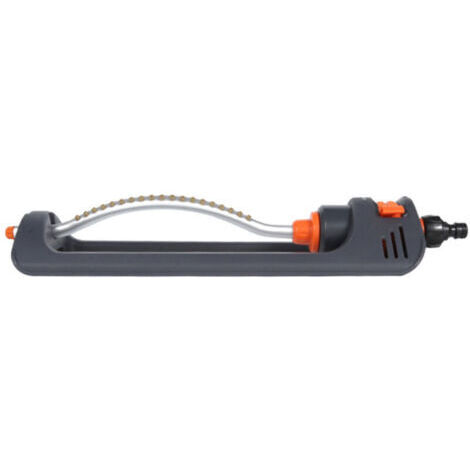 (Irrigatore girevole automatico, 19 fori, arancione-nero, 45,5x15x7cm) Irrigatore