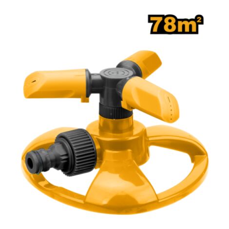 Irrigatore INGCO Base in plastica con irrigatore rotante a 3 bracci in plastica