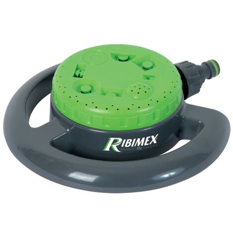 Irrigatore multifunzione in plastica con 8 programmi di getto fino a 80 m²