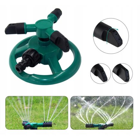 IRRIGATORE PER ERBA DA GIARDINO ROTANTE A TRE BRACCI AUTOMATICO
