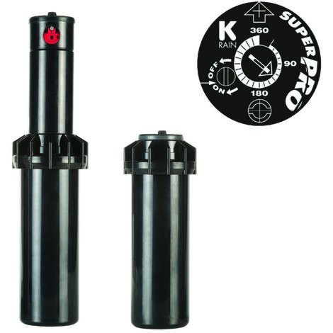 Irrigatore pop-up k-rain super pro dinamico da 3/4 s075-d ugello 3 - attacco 3/4, alzo cm. 10