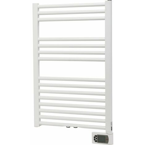 Irsap – Sèche-serviettes mixte 384W – Dimensions 818mm x 530mm x 30mm – Acier avec tubes ronds – Résistance électrique préinstallée - EIS053G01A403NNN