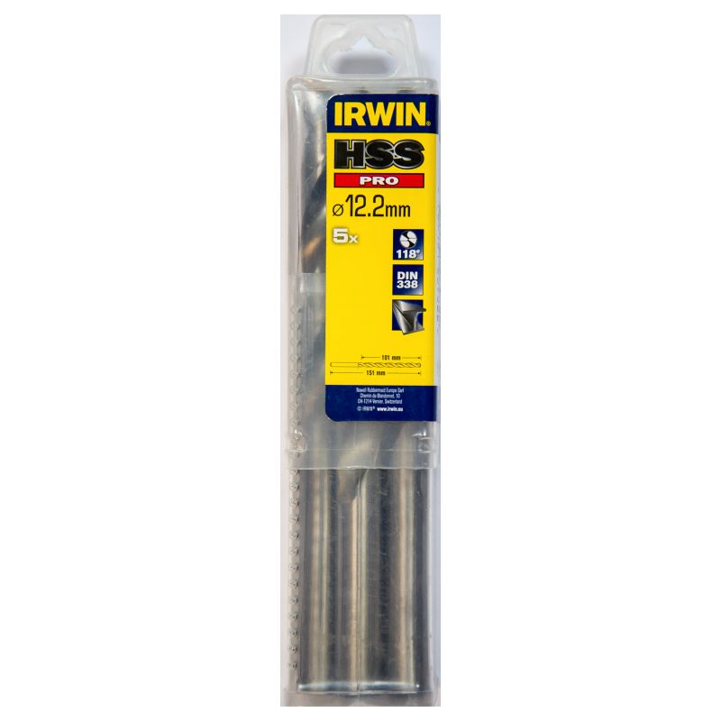 

IRWIN 10502353 5 Brocas HSS Pro 12,2mm