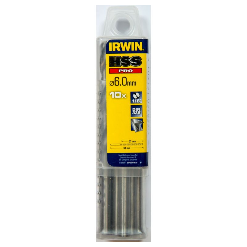 

IRWIN 10502291 10 Brocas HSS Pro 6mm