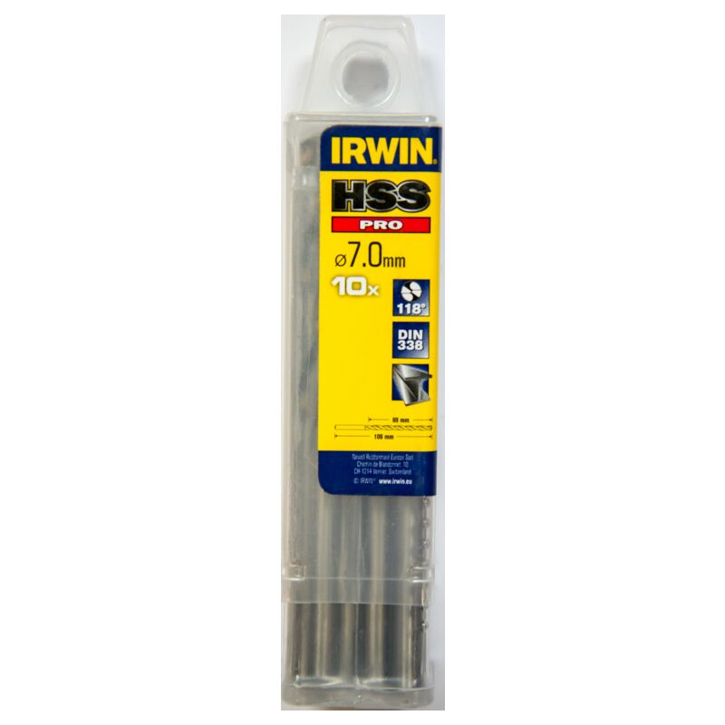 

IRWIN 10502301 10 Brocas HSS Pro 7mm