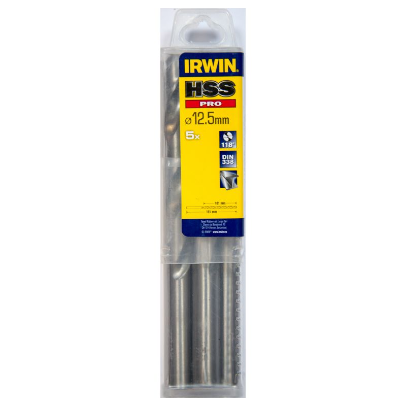 

IRWIN 10502356 5 Brocas HSS Pro 12,5mm