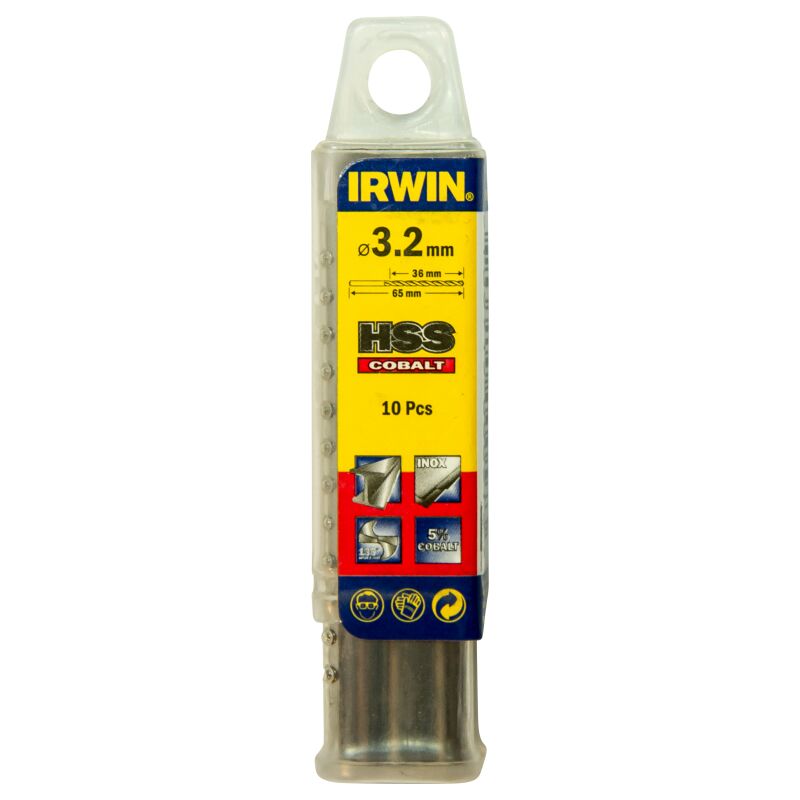 

IRWIN 10502517 10 Brocas HSS Cobalto 3,2mm