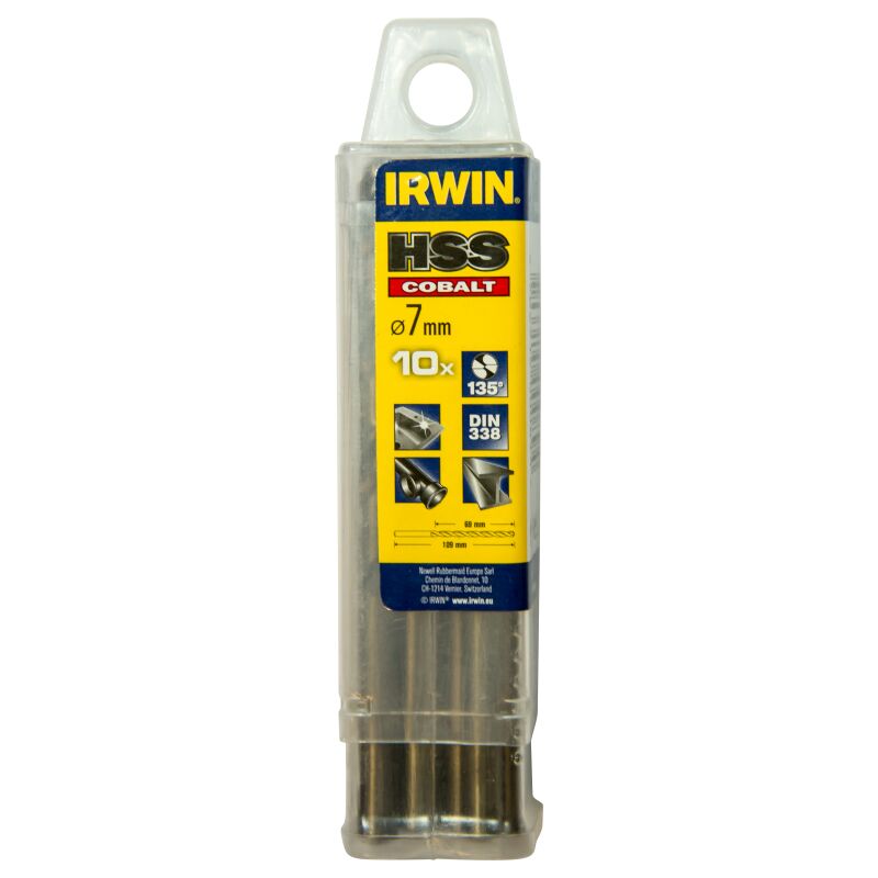 

IRWIN 10502532 10 Brocas HSS Cobalto 7mm