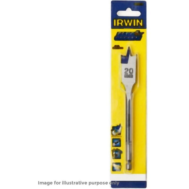 Irwin - 10502840 Blue Groove 4X Long Flat Bit 22 x 400mm IRW10502840
