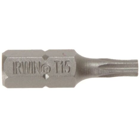 IRWIN 10504352 - Torx T15 - 1/4 inch/25 mm, 10 pz.