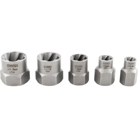 Irwin 10504635 5 Piece Expansion Bolt Grip Set (394002)