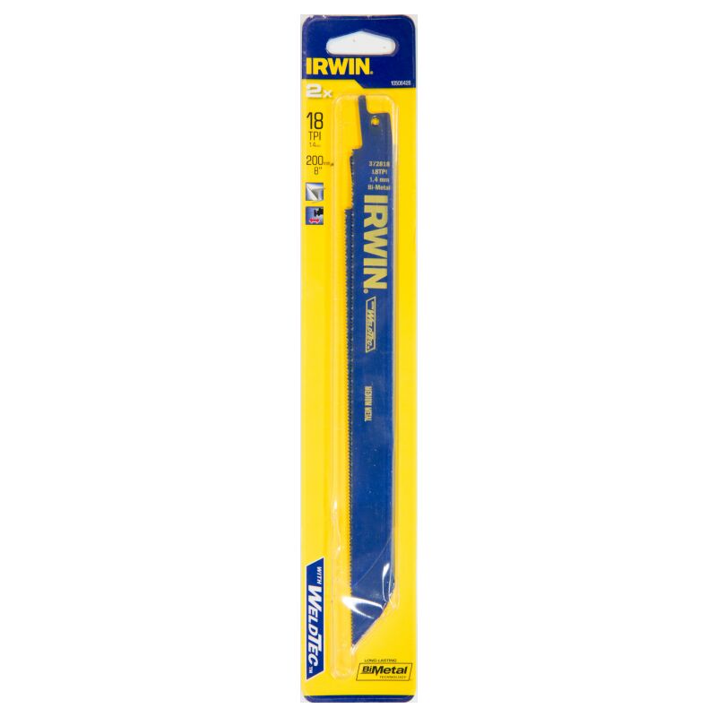 

Irwin - 10506426 2 Sierra sable Bi-metal para Metal 818R 18TPI