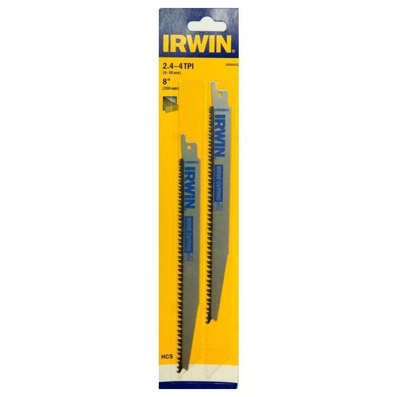 

Irwin - 10506432 2 Sierra sable Hoja HCS Madera-Plast. S2345X 2.4/4TPI