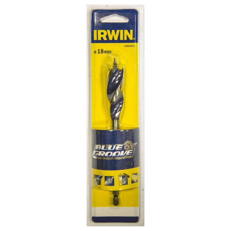 

10506621 Brocas madera Blue Groove 6x 18mmx152 - Irwin