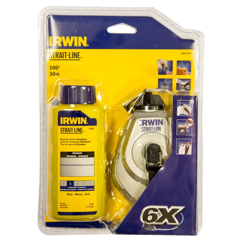 

IRWIN 10507684 Pack tiralíneas 30m 6x con 113 gr. Polvo