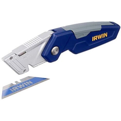 IRWIN 1888438 Coltello pieghevole FK150 con 3 lame bimetalliche
