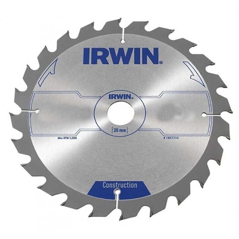 Irwin - IRW1897194 lame de scie circulaire 30 dents 165 x 30 mm