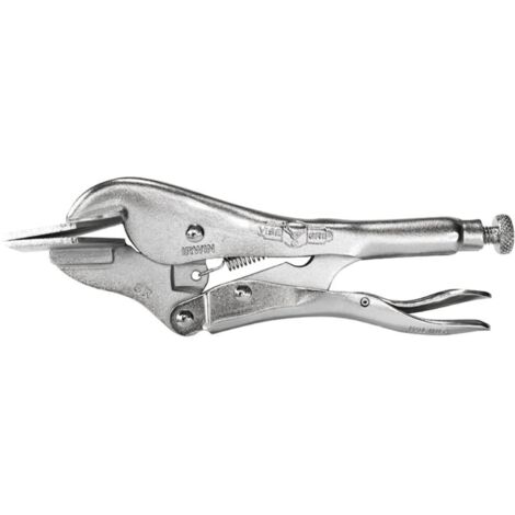 IRWIN 23 IRWIN Vise-Grip Locking Pliers, 8R, 200 mm, Nickel-Plated Alloy Steel, Adjustable and Durable Metal Sheet Clamp Tool