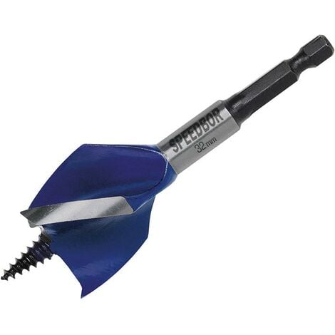 IRWIN Blue Groove 6X Stubby Wood Bit 32 X 100Mm