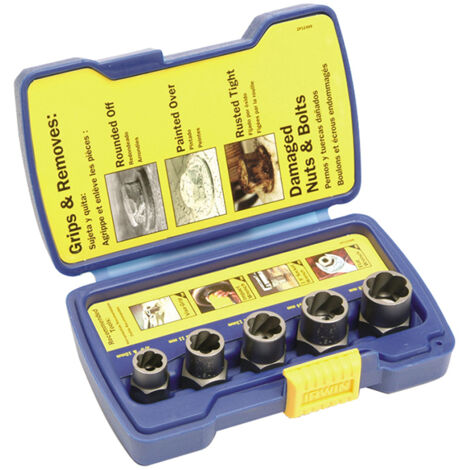 IRWIN® Bolt Grip Fastener Remover Base Set, 5 Piece IRW10504634