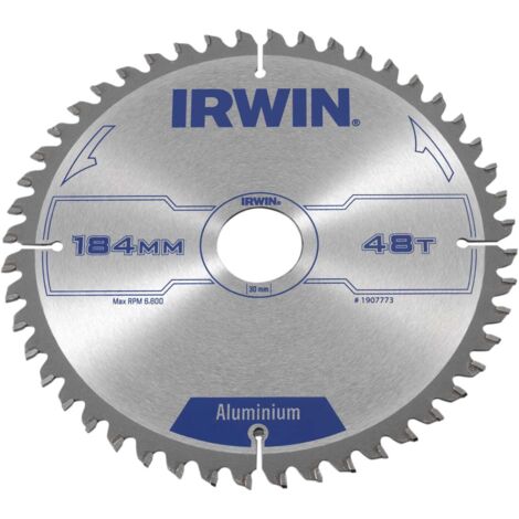 IRWIN CSB 184x48x30 Sintered Aluminum and Non-Ferrous Metal Cutting Circular Saw Blade (Model I-1907773)