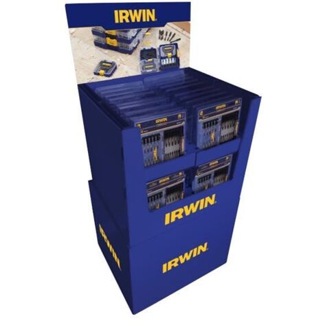 IRWIN FSDU Merch Tower with 40 x IW6062506 Screwdriving Sets IRW6062506M