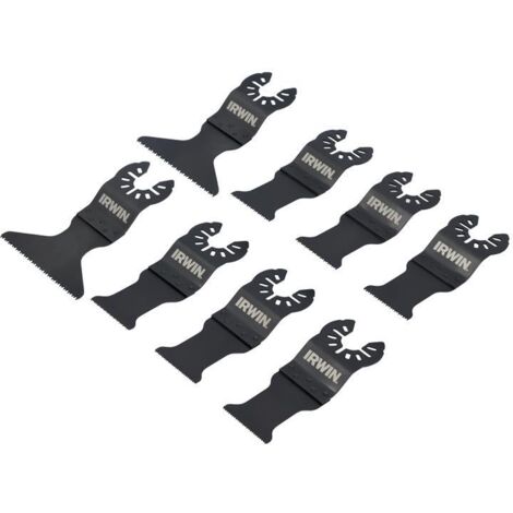 Irwin IW1017112 8-Piece Oscillating Multi-Tool Blade Set for Versatile Cutting and Sanding