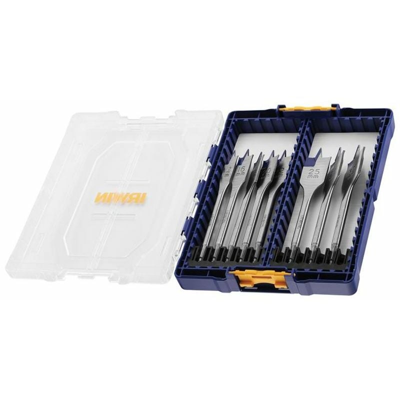 Blue Groove 4X Flat Bit Set, 8 Piece IRWIW4041010 - Irwin