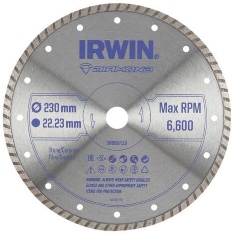 Irwin IW8087110 Diamond Saw Blade 230 x 22.23mm IRWIW8087110